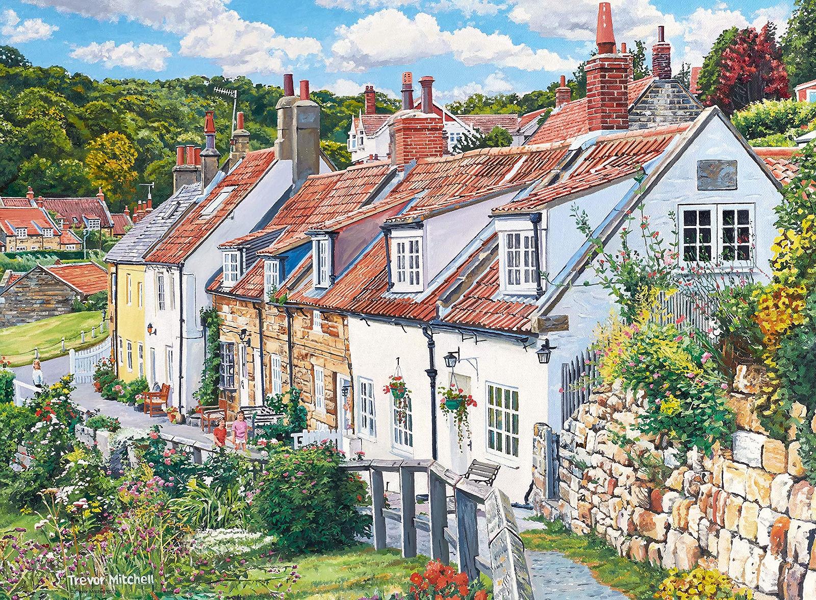 Пазл Ravensburger Cosy Cottages No.1 North Yorkshire 2x 500 элементов, фото №2