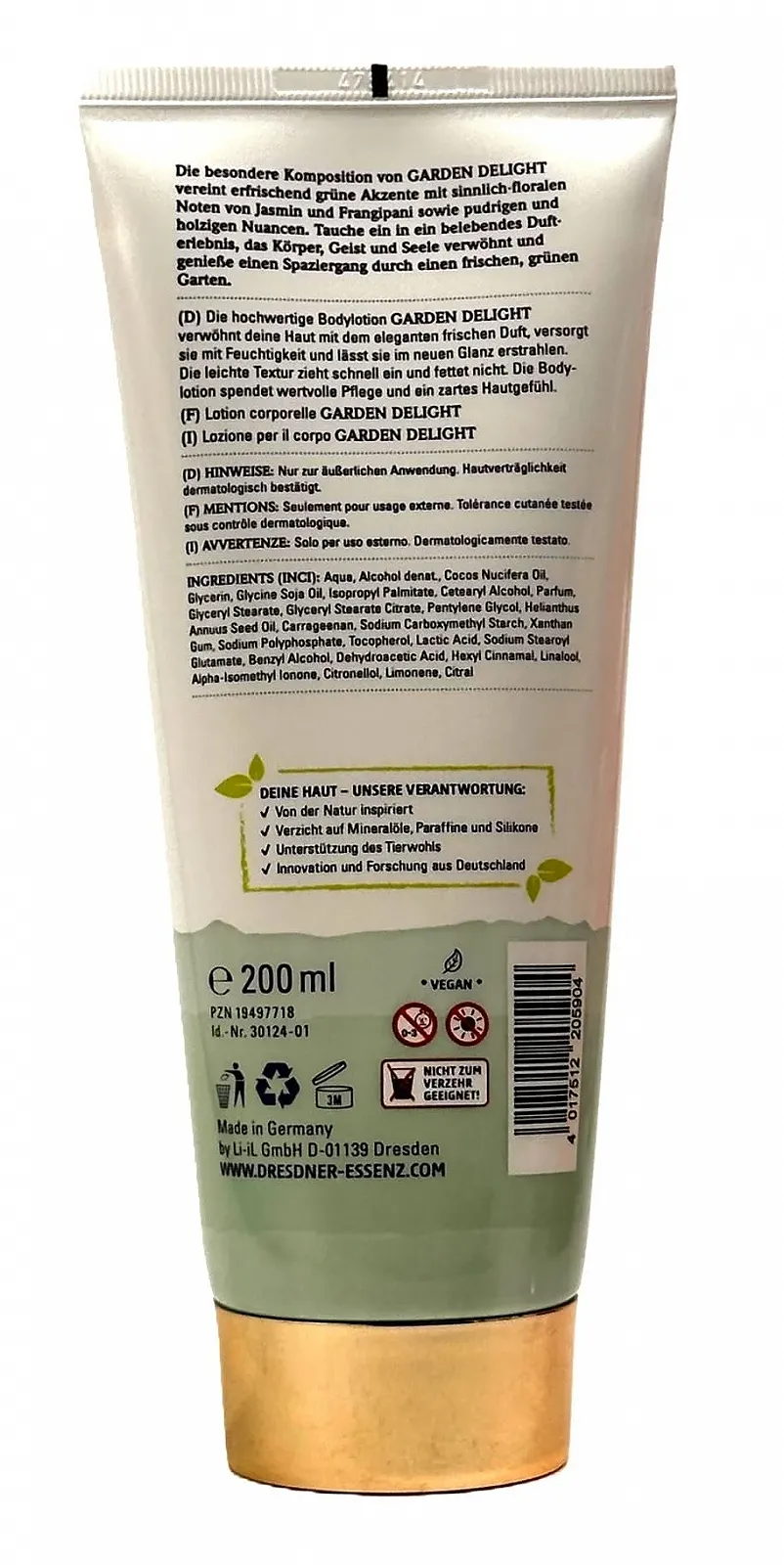 Лосьйон для тіла Dresdner Essenz Garden Delight 200 мл, фото №2