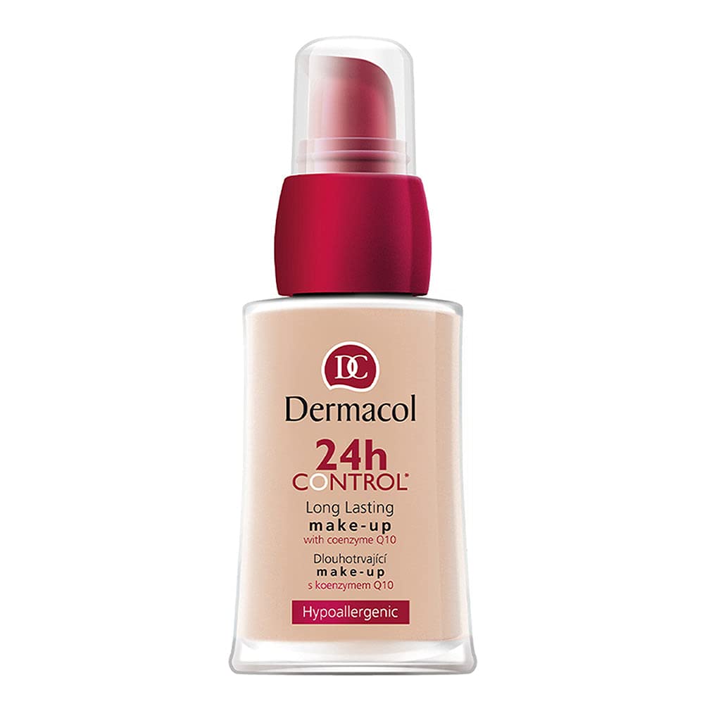 Тональна основа Dermacol Control 24H Covering Liquid Coenzyme Q10 для сухої і жирної шкіри Long-Lasting Touchproof No. 60 30 мл, фото №1