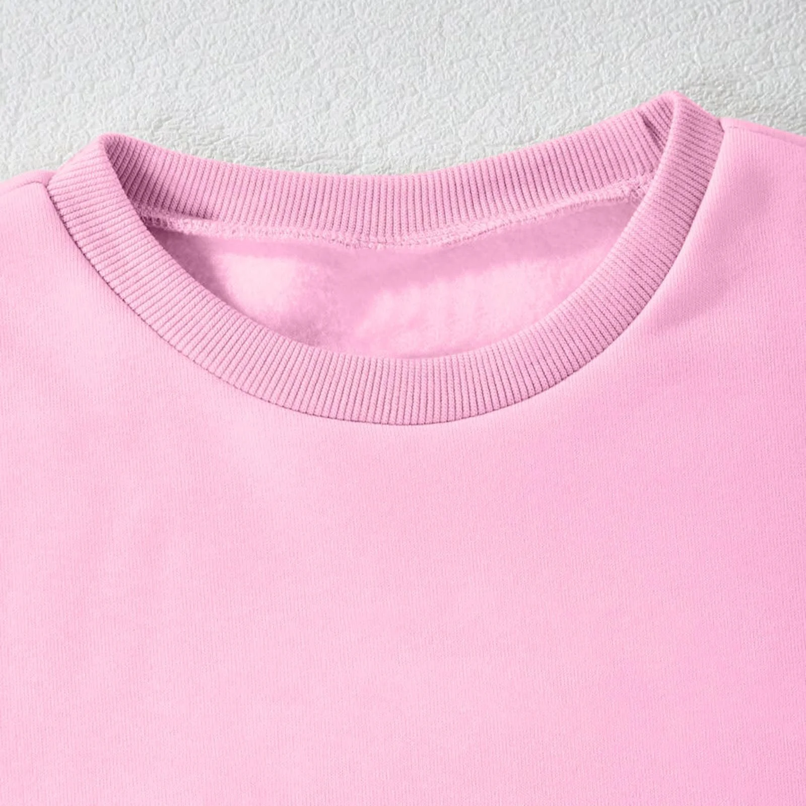 Свитшот Generisch, повседневный, с круглым вырезом, для девочек, с длинными рукавами, пуловер, оверсайз, легкий флисовый верх, фото №5