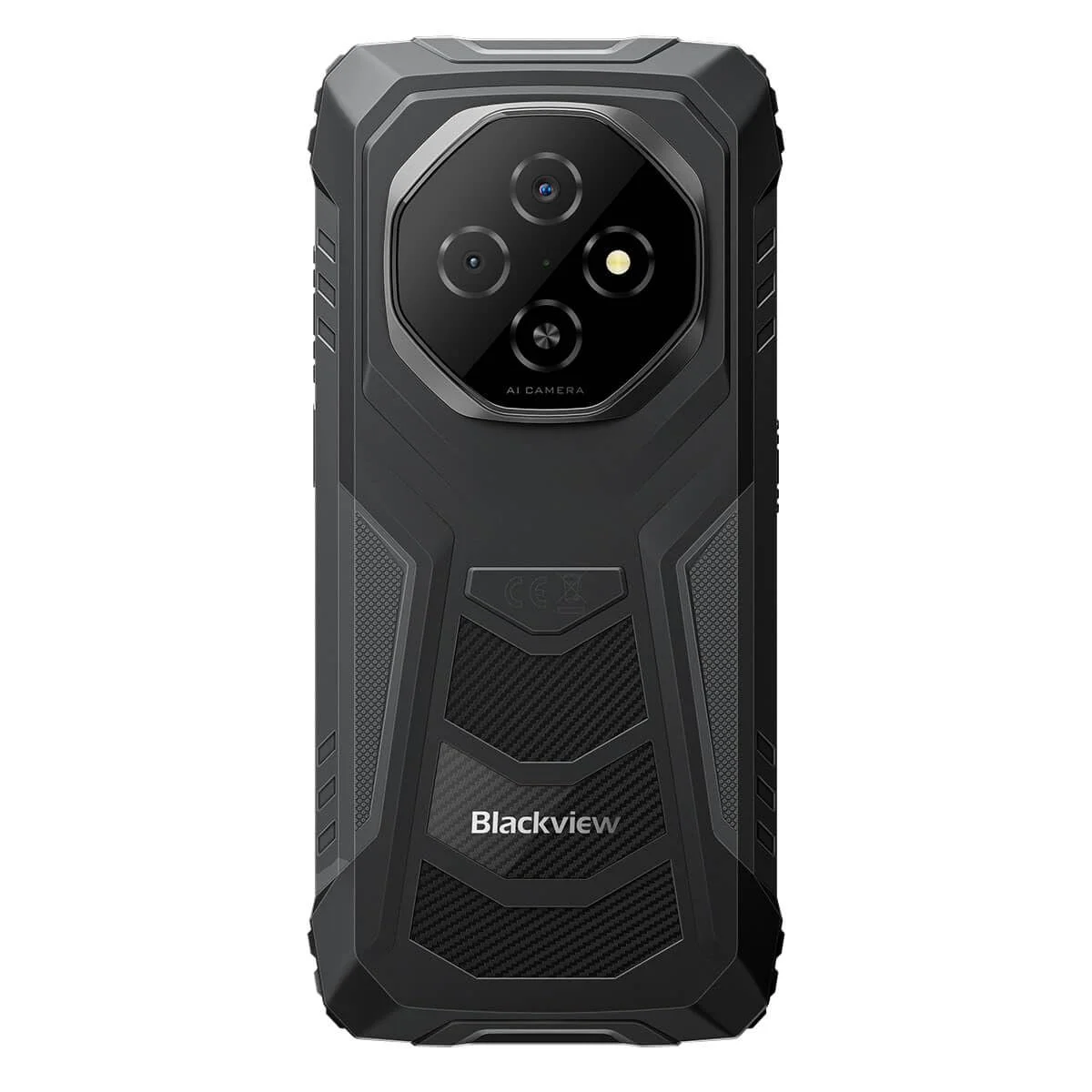 Смартфон Blackview Fort 1 6/256GB Android 15 6,56" HD+ IPS 10000 мАг Dual 4G LTE 16MP + 8MP Dual SIM NFC Чорний, фото №3