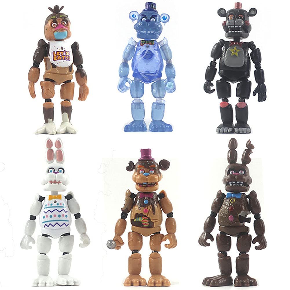 Фигурки Xinchangda FNAF, игровые Five Nights, подвижные, украшения для стола, детский подарок на Новый год, 6 шт., фото №1 Фигурки Xinchangda FNAF, игровые Five Nights, подвижные, украшения для стола, детский подарок на Новый год, 6 шт., фото №1