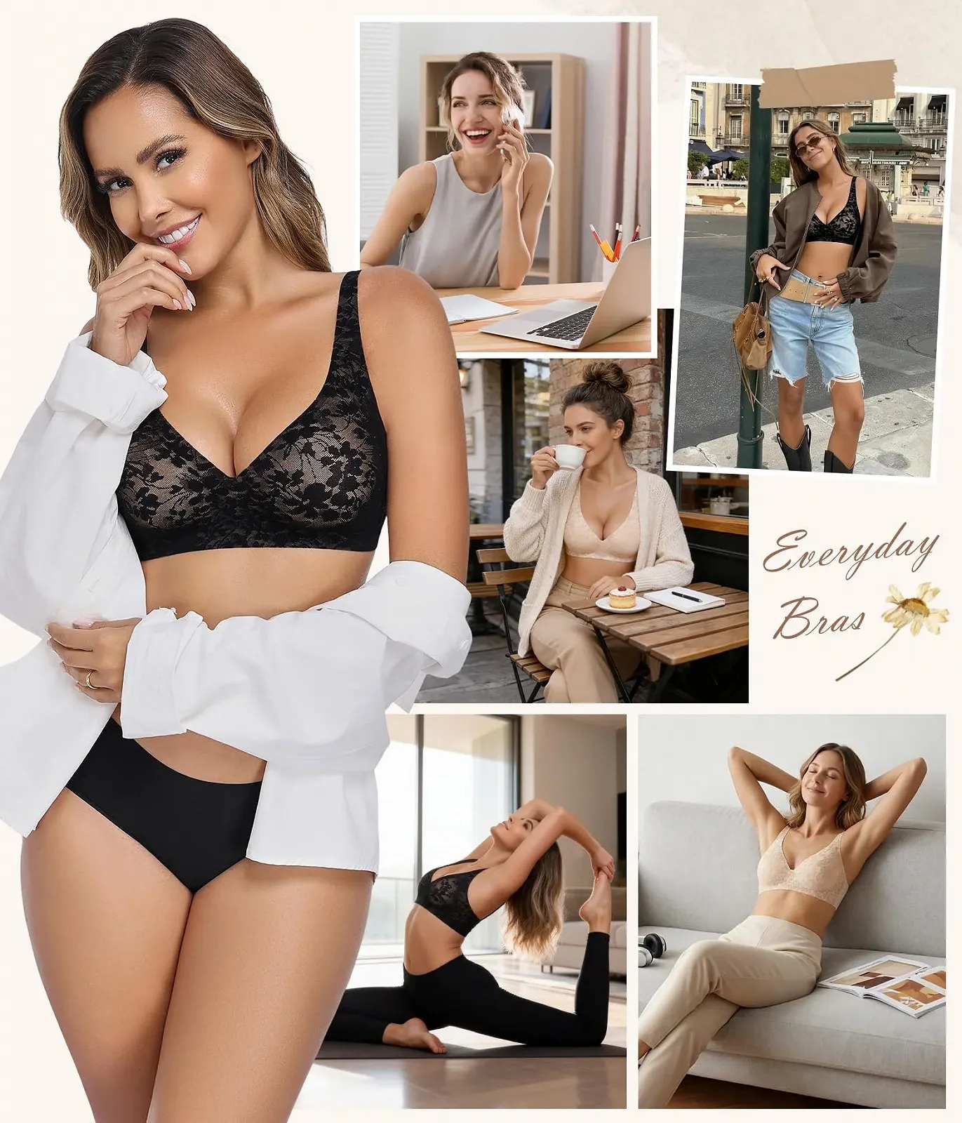 Бюстгальтер Ohne Bügel Push Up Deep V без косточек мягкий кружевной, фото №7 Бюстгальтер Ohne Bügel Push Up Deep V без косточек мягкий кружевной, фото №7