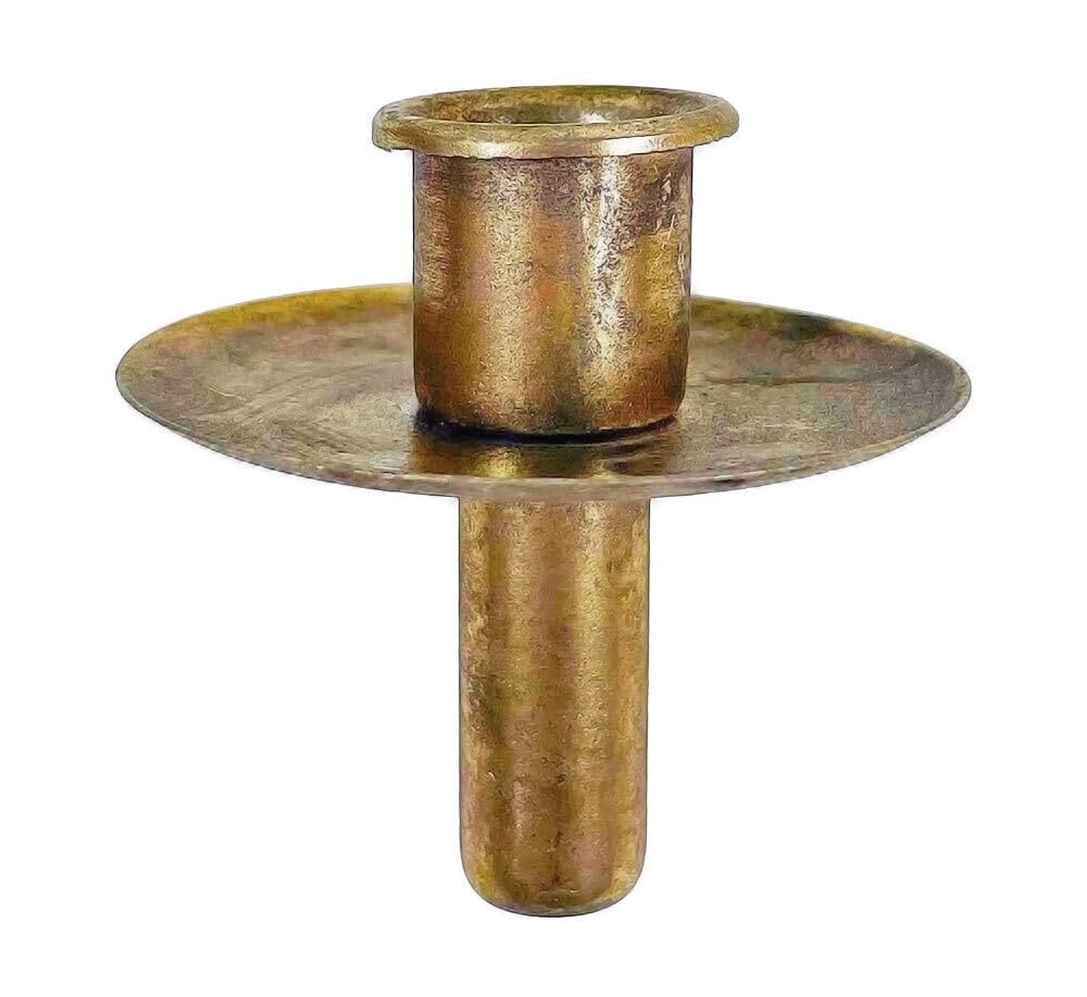 Подсвечник zeitzone Bottle Candle Holder Topper Vintage Style Золотой, фото №1