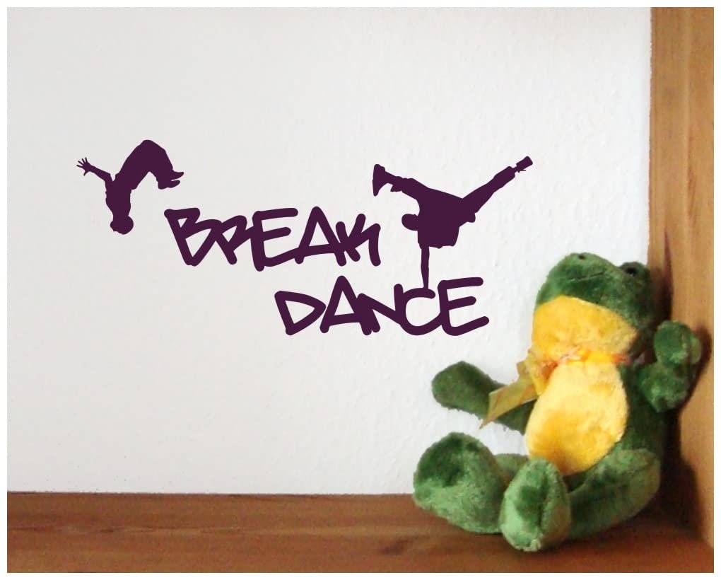 Наклейка на стіну Samunshi Брейк-данс 30 x 13 см чорна, фото №3 Наклейка на стіну Samunshi Брейк-данс 30 x 13 см чорна, фото №3