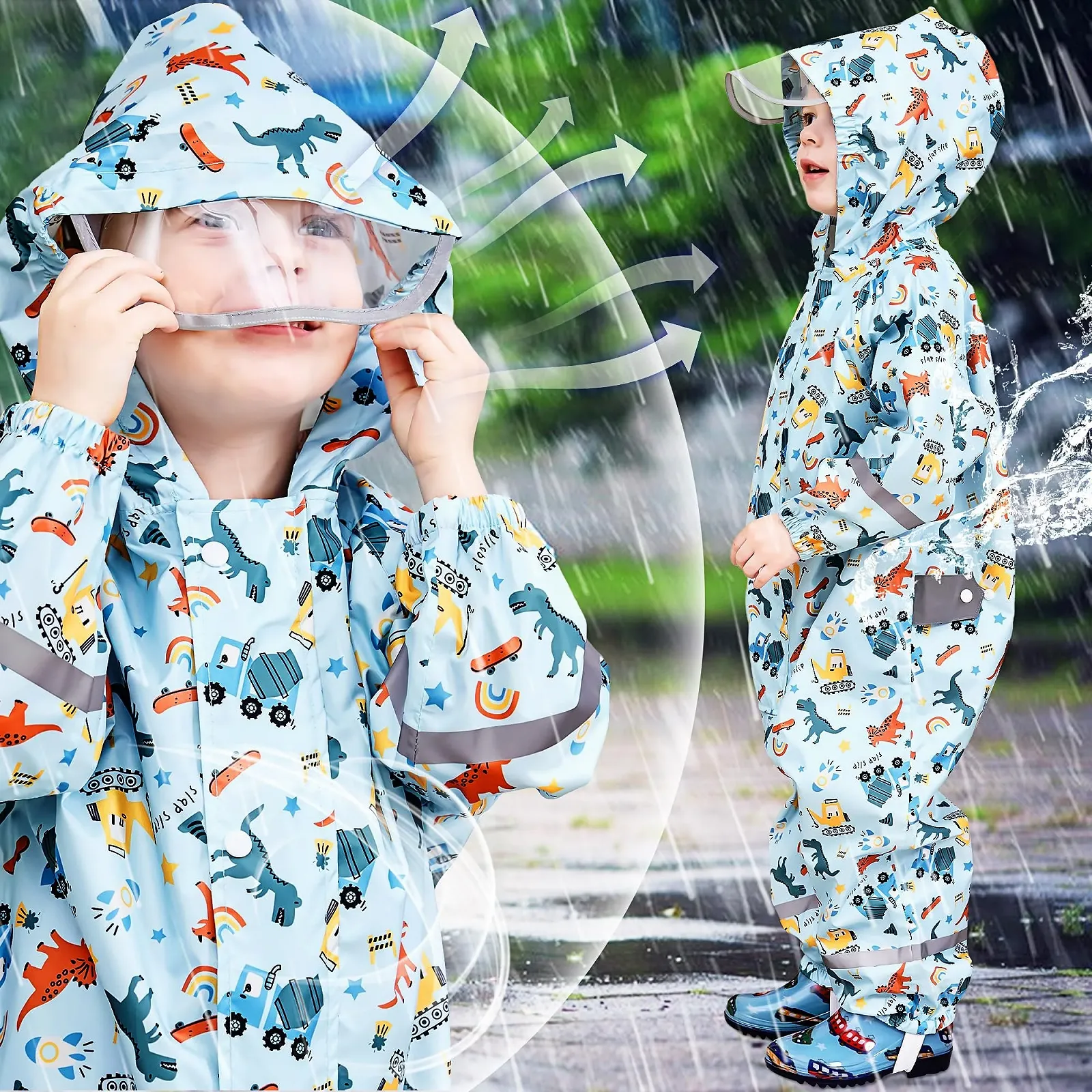 Дитячий дощовик Domueay, фото №3