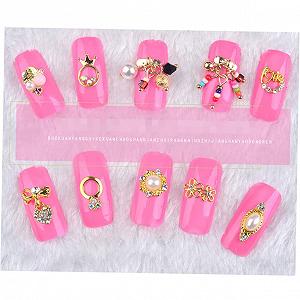 Аппликации Beavorty 2 набора по 12 шт., хрустальные украшения для ногтей, металлические украшения для ногтей, 3D synthetic.ua - Фото 1