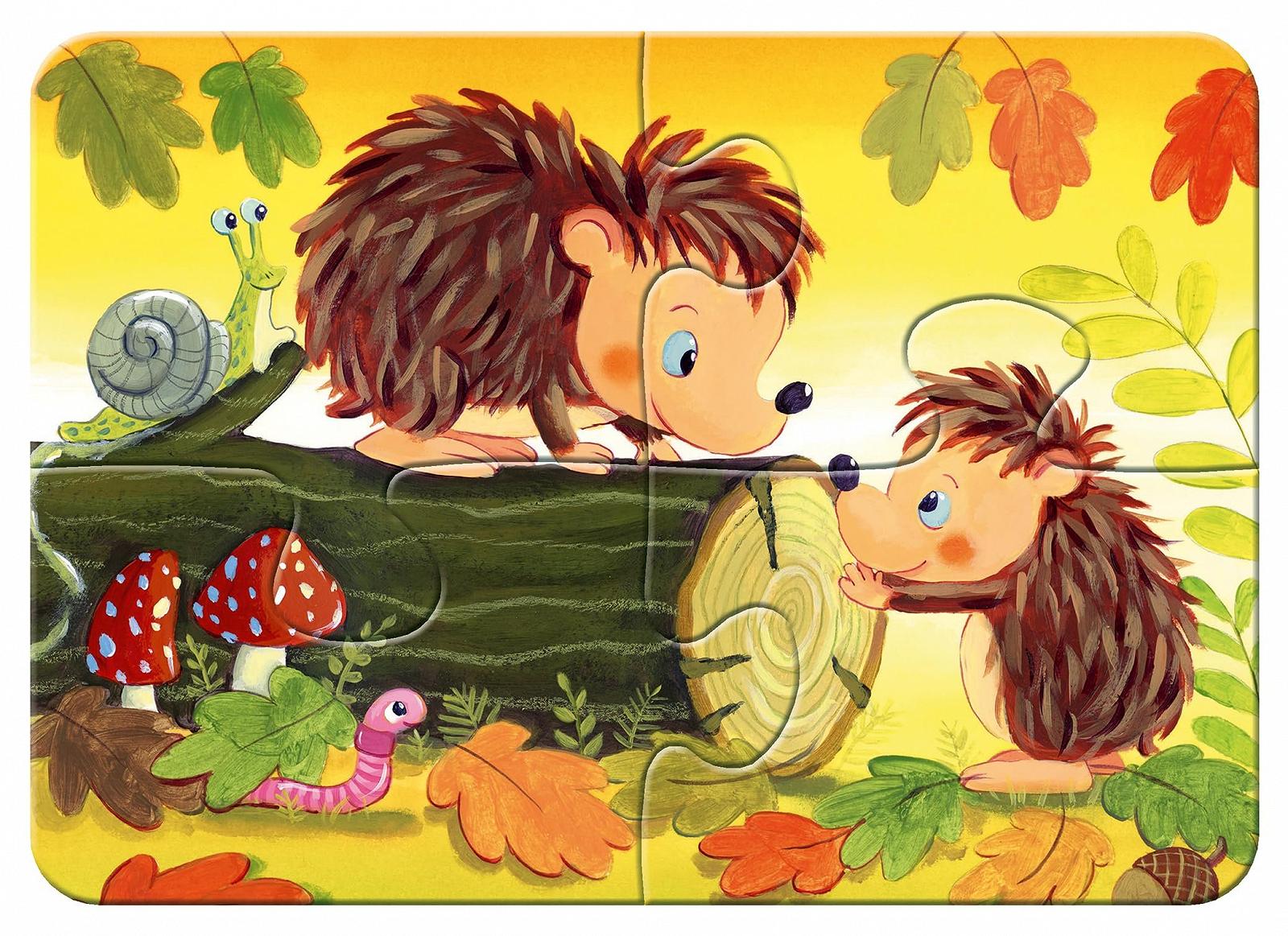 Пазл Ravensburger 12000854 Семьи маленьких животных 2, 4, 6, 8 элементов, фото №4 Пазл Ravensburger 12000854 Семьи маленьких животных 2, 4, 6, 8 элементов, фото №4