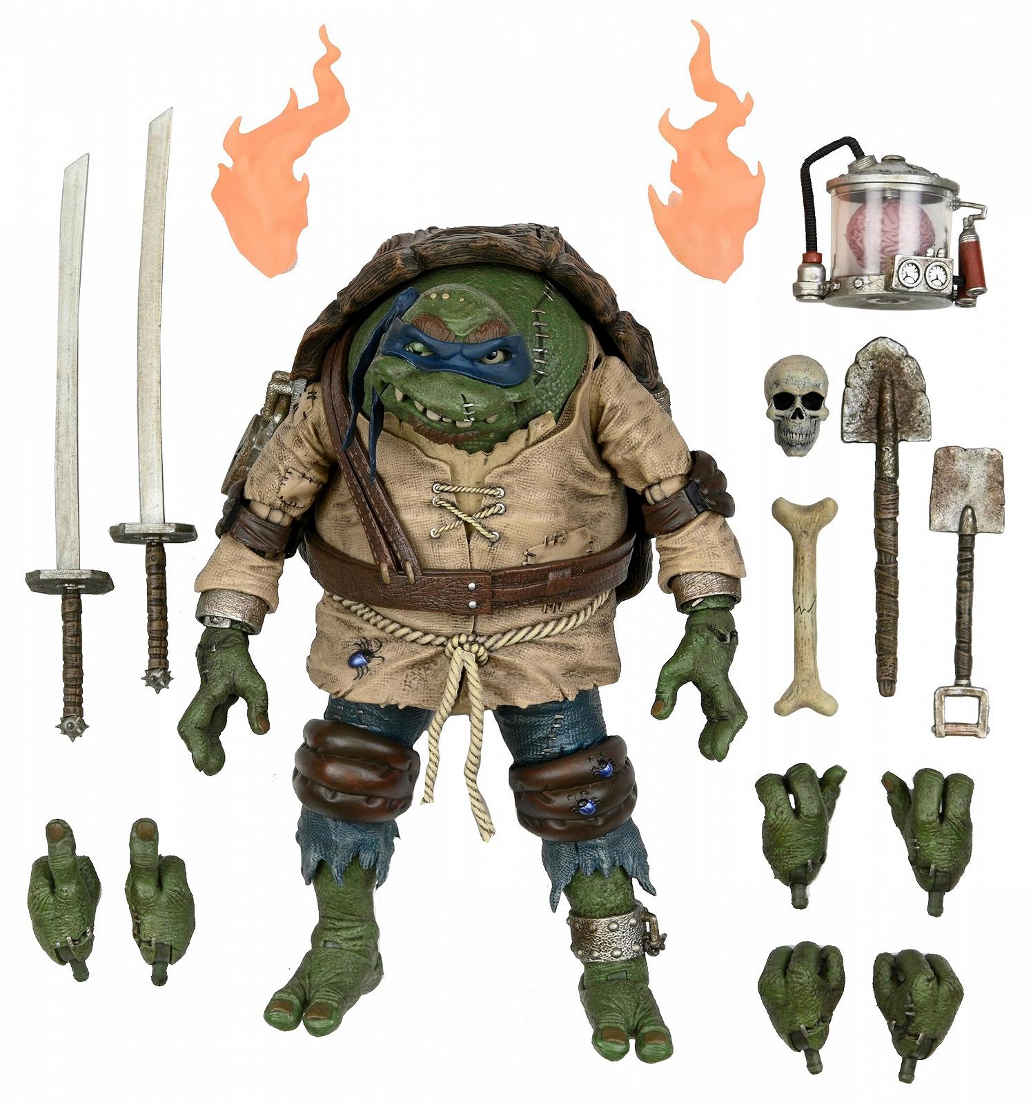 Фігурка NECA Леонардо в образі Горбуна серії Universal Monsters vs TMNT ULT 7, багатокольорова, 211585, фото №1