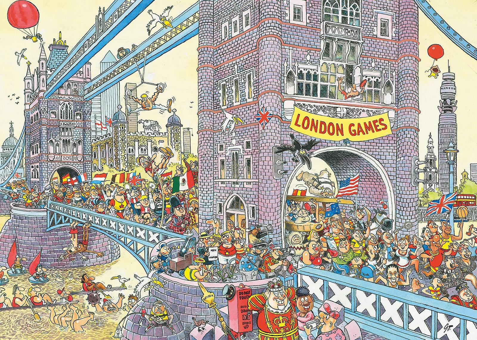 Пазл Wasgij Retro Mystery 8 The Last Hurdle 1000 деталей, фото №2