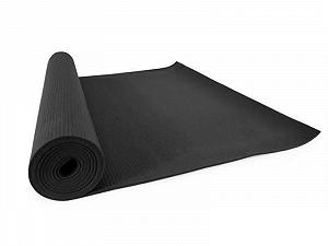 Коврик для фитнеса йоги Йогамат Feel Fit Profi 173-61-0,5 см Черный - Фото 1