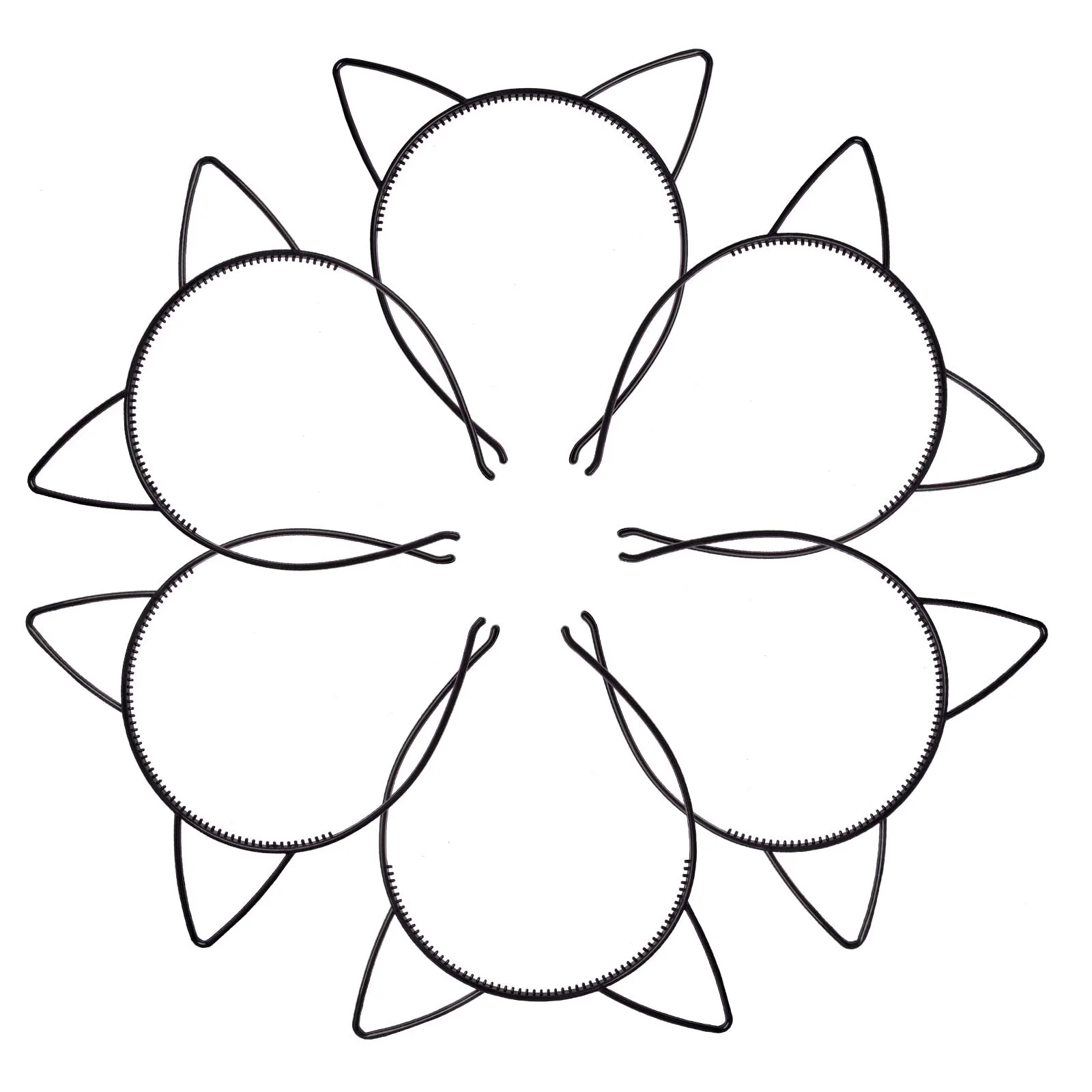 Обруч Вушка котячі Candygirl Пластик, фото №5