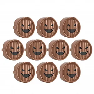 Защитные крышки для розеток Ghost Smile Pumpkin Halloween 10 шт. силиконовые - Фото 1