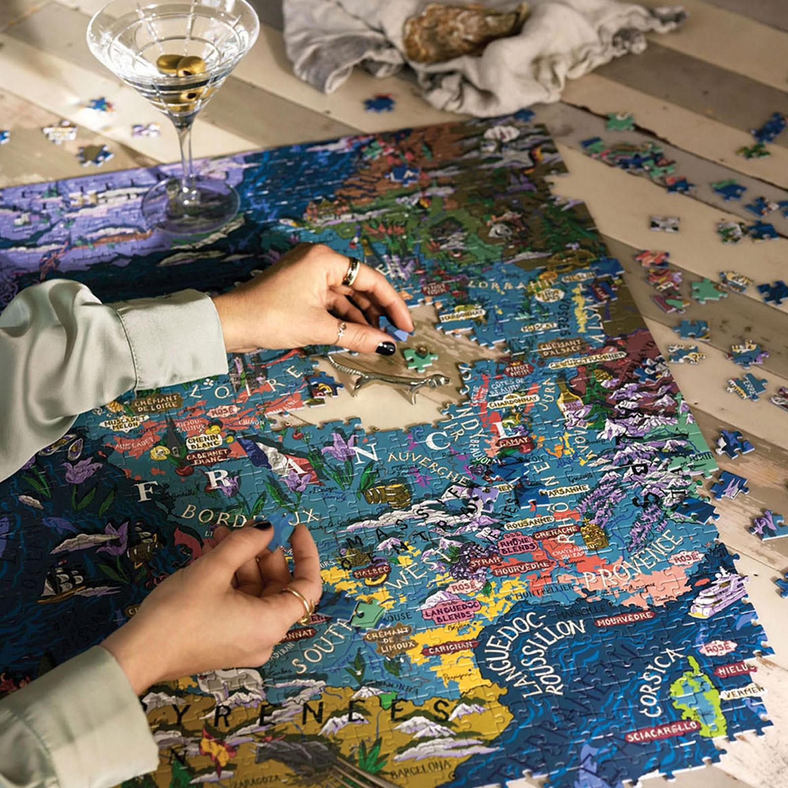 Пазл Wine Puzzle France Карта вин Франции 1000 элементов, фото №5 Пазл Wine Puzzle France Карта вин Франции 1000 элементов, фото №5