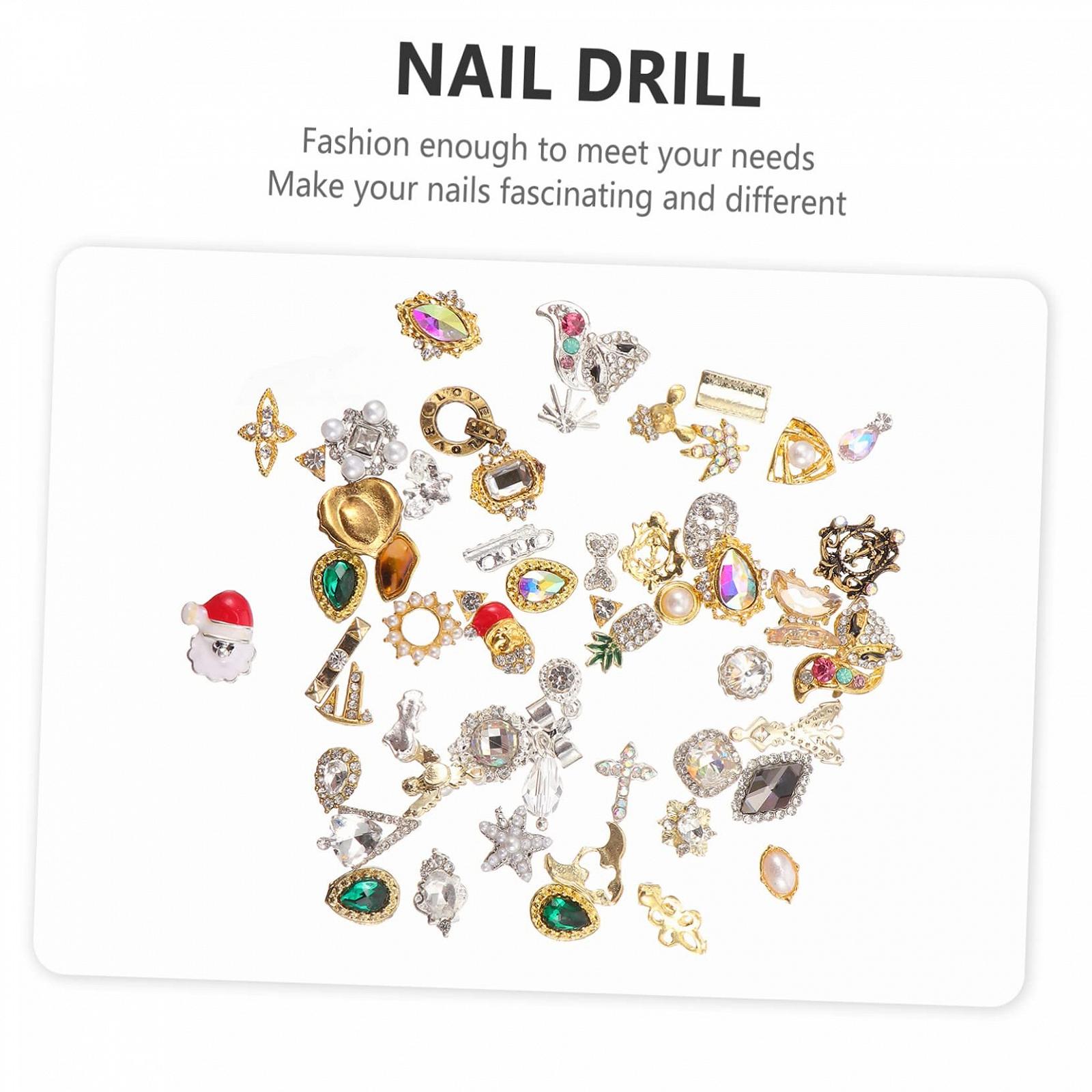 Украшения для ногтей из сплава, стразы для ногтей, подвески для ногтей, фото №4