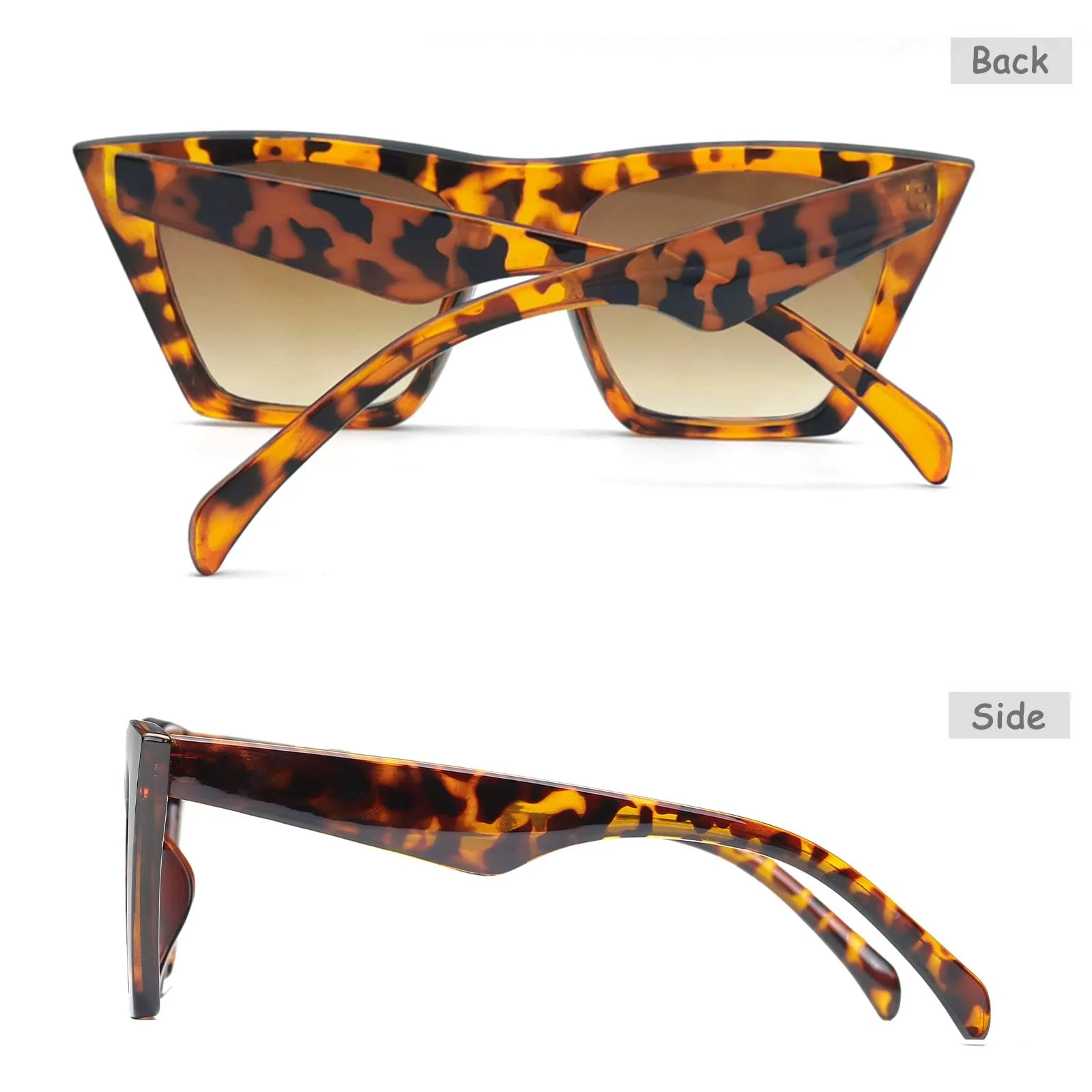 Сонцезахисні окуляри Котяче око Long Keeper Котячі вінтажні квадратні естетичні ретро для жінок, фото №3