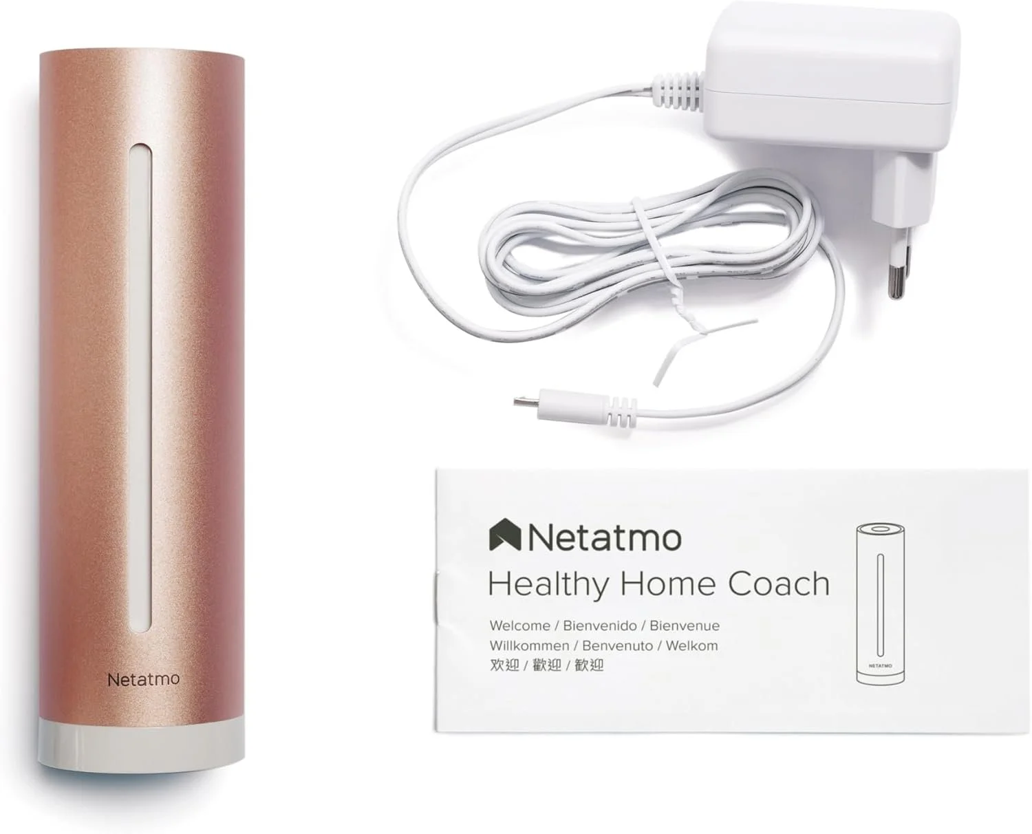 Монитор качества воздуха в помещении Netatmo Home Coach NHC-EC Wi-Fi Розовый, фото №4 Монитор качества воздуха в помещении Netatmo Home Coach NHC-EC Wi-Fi Розовый, фото №4