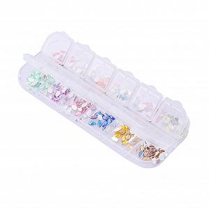 Стразы для ногтей Beavorty 12 цветов - Фото 1