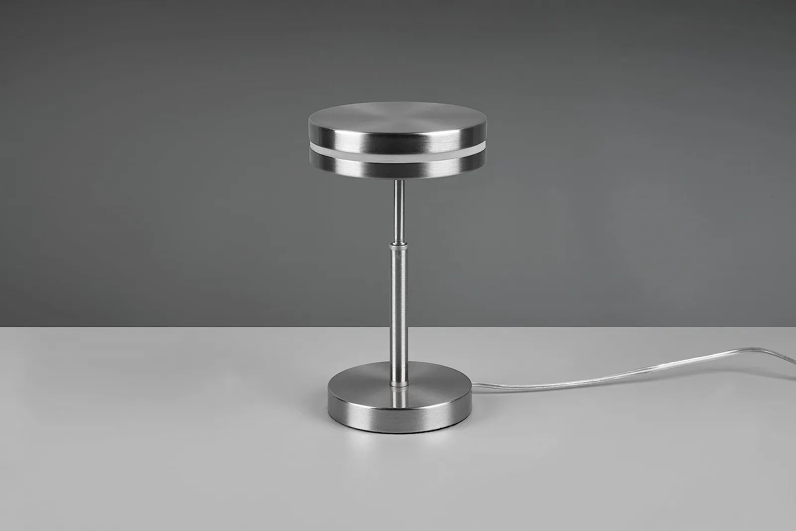 Настільна світлодіодна лампа Trio Leuchten Franklin 526510107 Метал LED 6 Вт Матовий нікель, фото №3