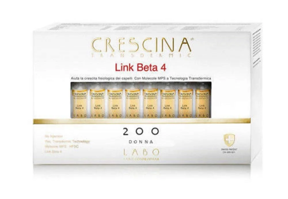 Засіб для росту волосся Labo Crescina Transfermic Link Beta 4 200 Жіночий 20 ампул, фото №1 Засіб для росту волосся Labo Crescina Transfermic Link Beta 4 200 Жіночий 20 ампул, фото №1
