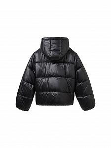 Куртка зимова TOM TAILOR Shiny Puffer з капюшоном для дівчат synthetic.ua - Фото 1