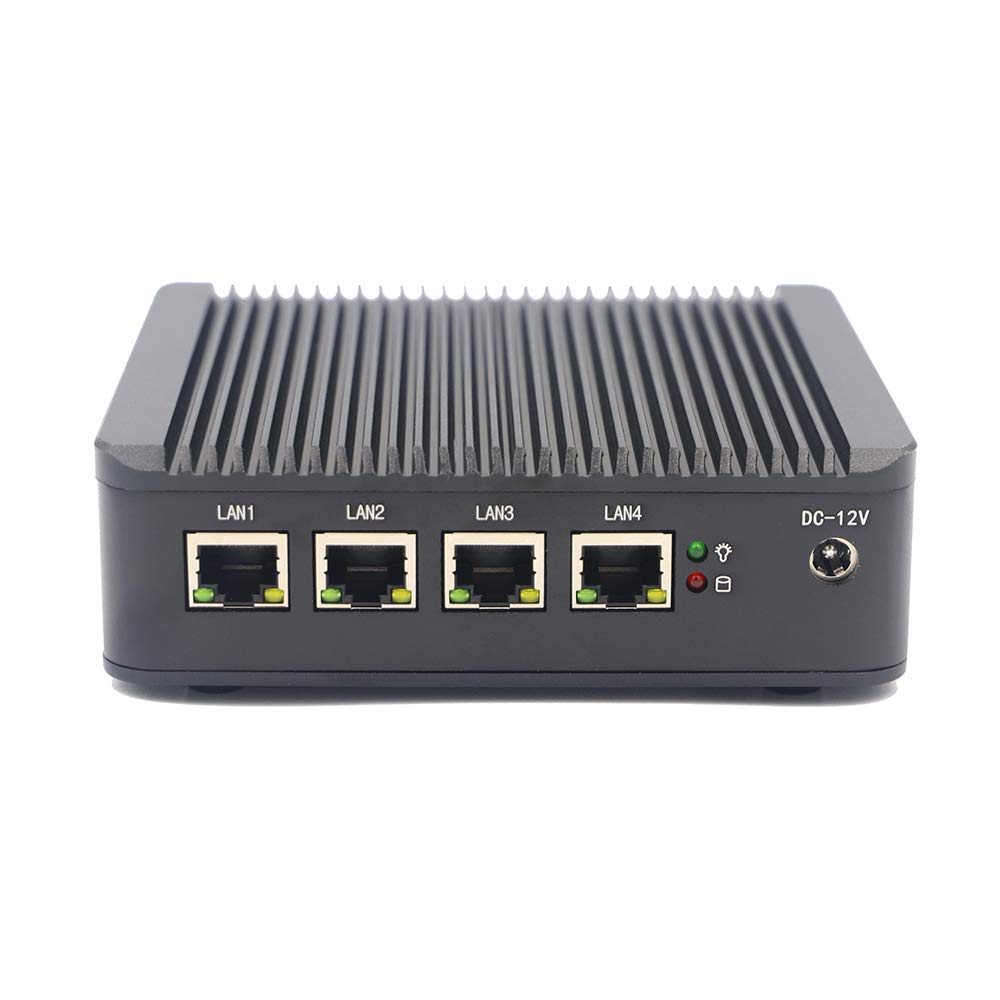 Мини ПК HSIPC N5000 J4125 Четырехъядерный Firewall Micro Appliance 4 RJ45 1GBE Port, фото №1