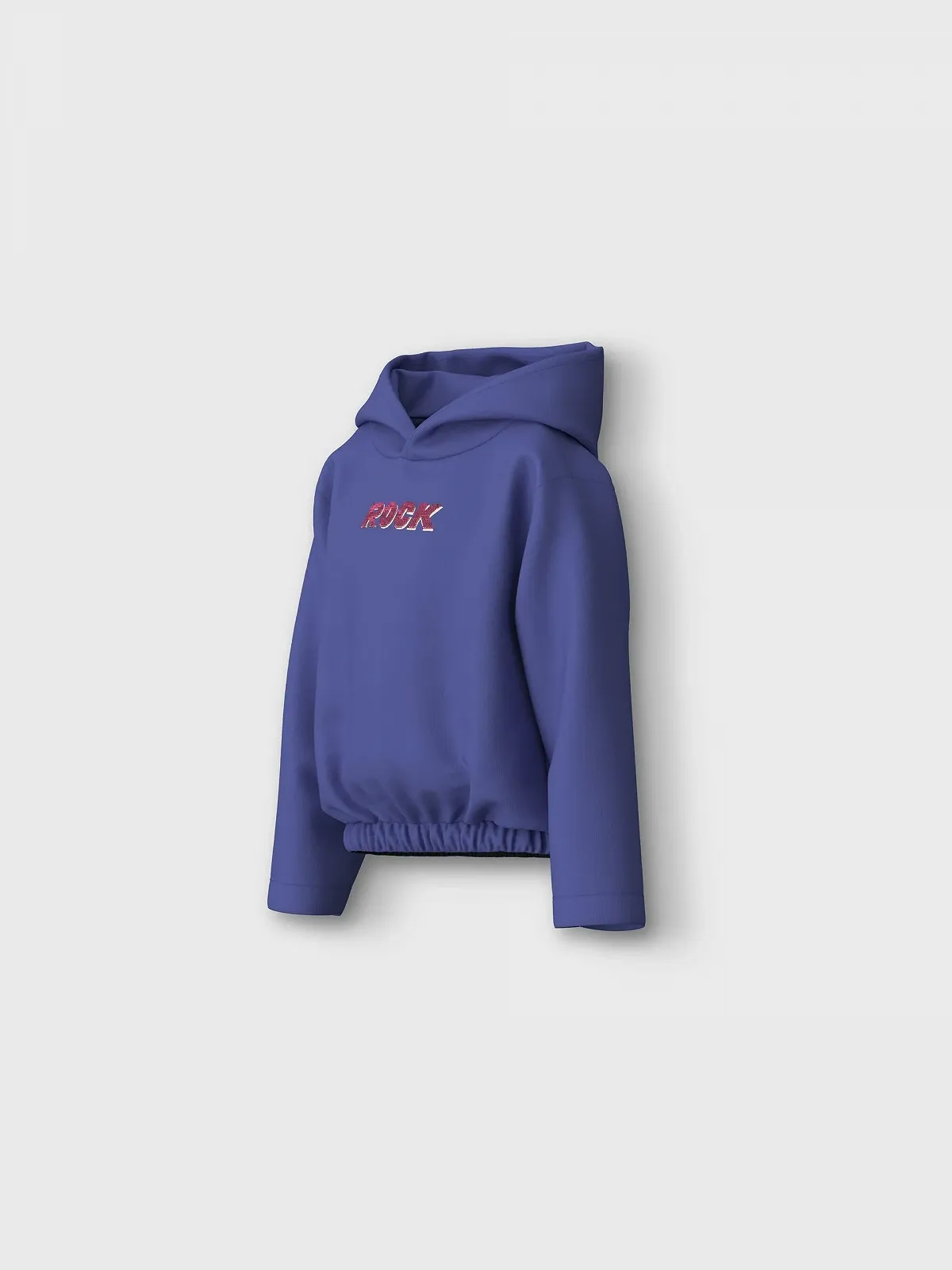 Свитшот NAME IT Nkfolanja LS Short Loose SWE Wh Bru Pb для девочек, фото №2