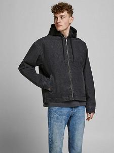 Куртка джинсовая Jack&Jones JJIWOLF JJJACKET AKM 791 12181165 Черный L - Фото 1