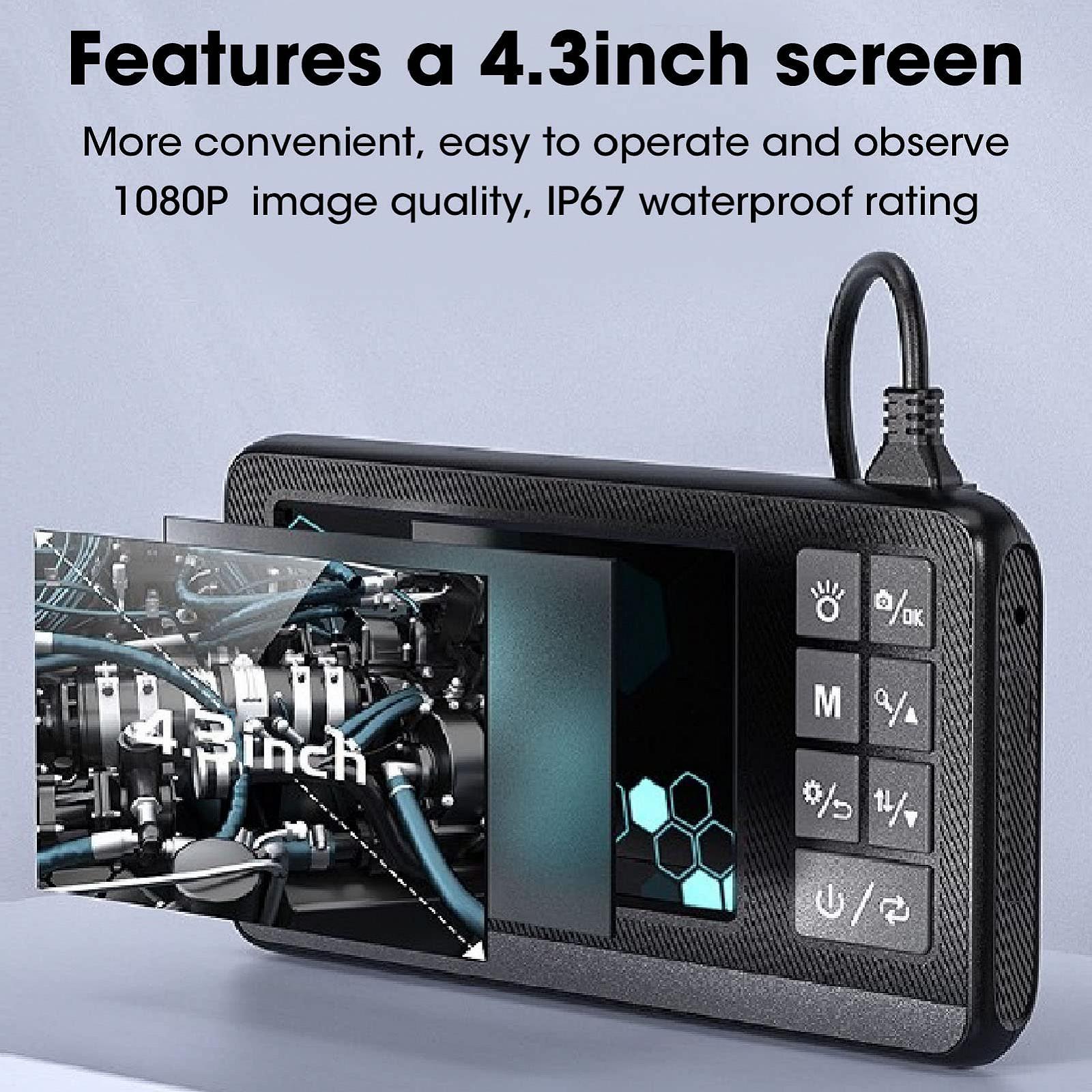 Промышленный эндоскоп 4-10 м Фокусное расстояние 1080P Изображения ABS USB Автомобильное зарядное устройство (#1), фото №3