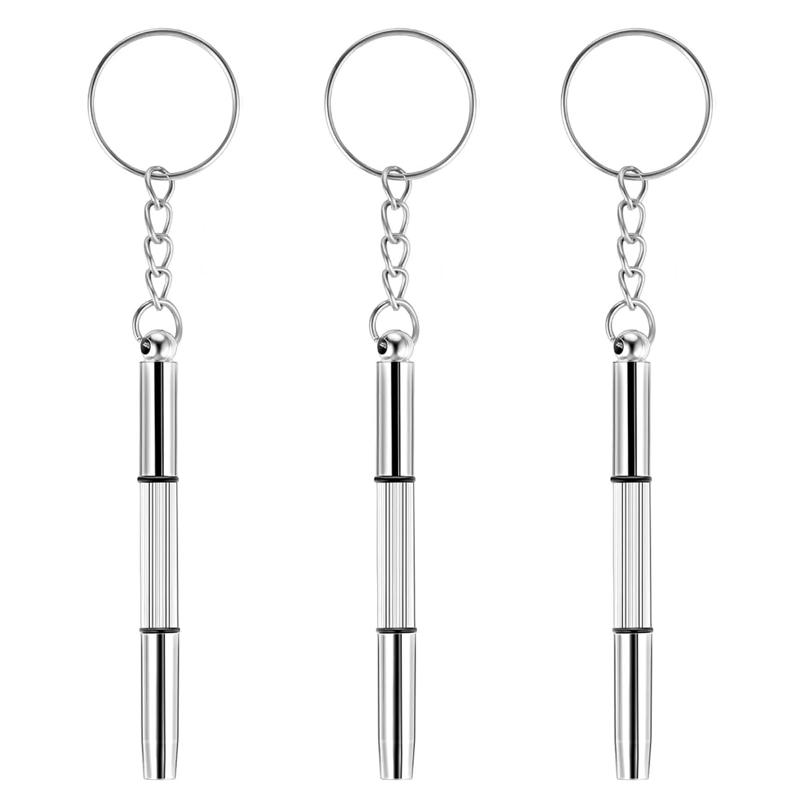 Набір викруток 3 в 1 з нержавіючої сталі 3 предмети Срібний, фото №1