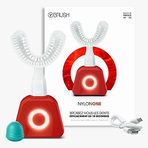 Электрическая Зубная Щетка Y-Brush Sonic NylonOne Взрослая (12-99 Лет) Красная - Фото 1
