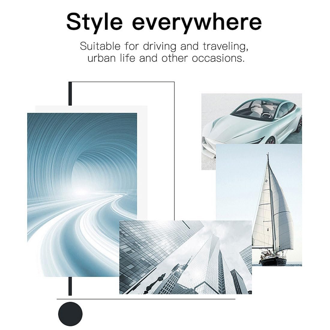 Солнцезащитные очки LEEQ Бабочка Черные, фото №4 Солнцезащитные очки LEEQ Бабочка Черные, фото №4