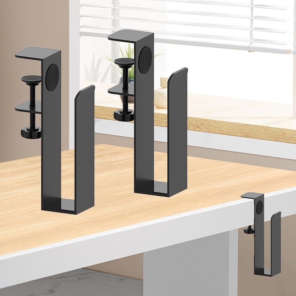 Органайзер для ноутбука на стіл, регульовані кліпси для індивідуального зберігання та зменшення безладу, фото №4