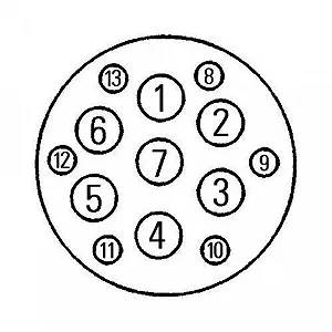 Розетка HELLA 8JB 005 949-031 synthetic.ua - Фото 1