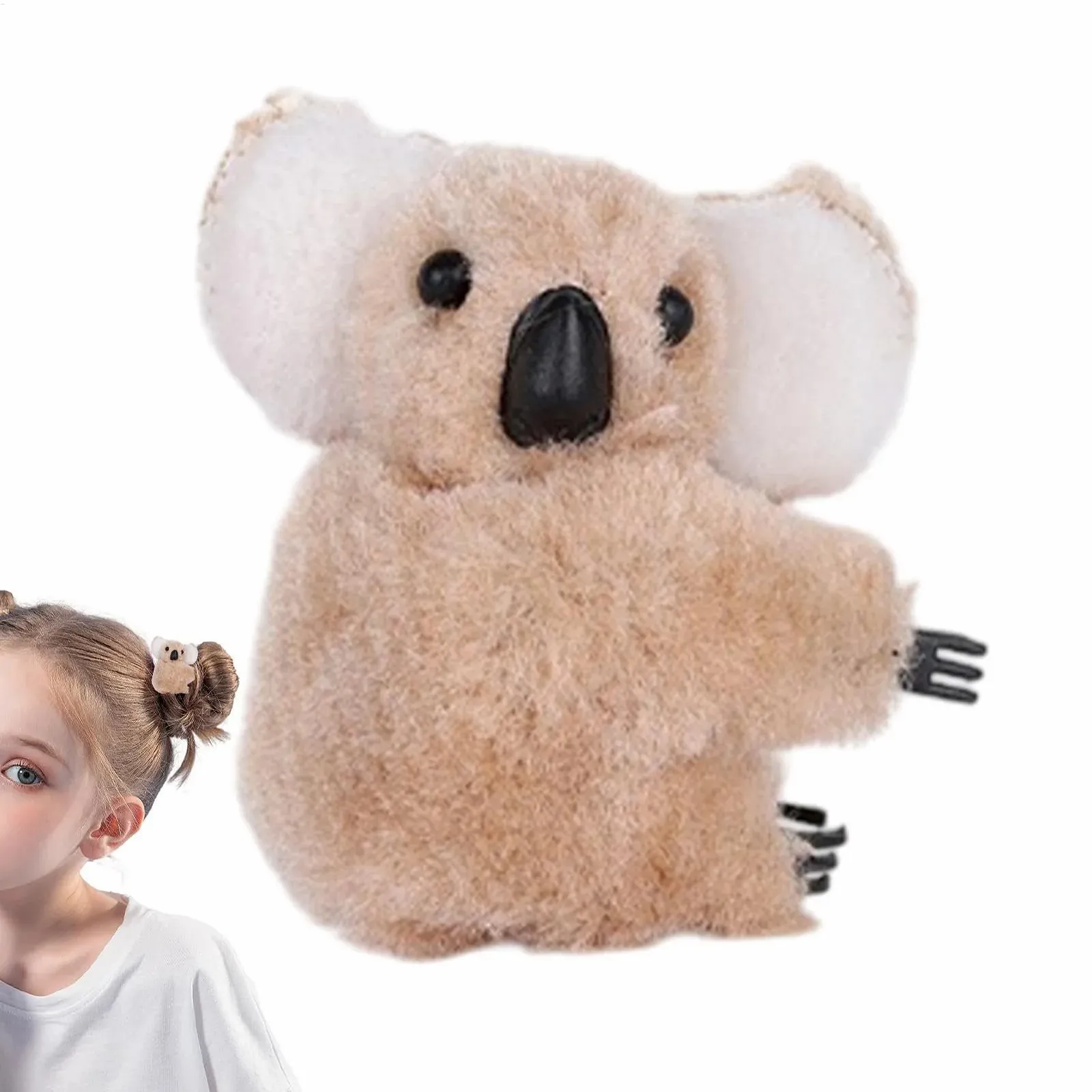 Заколка для волос Koala Euyehn, портативная, декоративная, милая заколка для тонких и густых волос, аксессуары для волос, фото №6 Заколка для волос Koala Euyehn, портативная, декоративная, милая заколка для тонких и густых волос, аксессуары для волос, фото №6