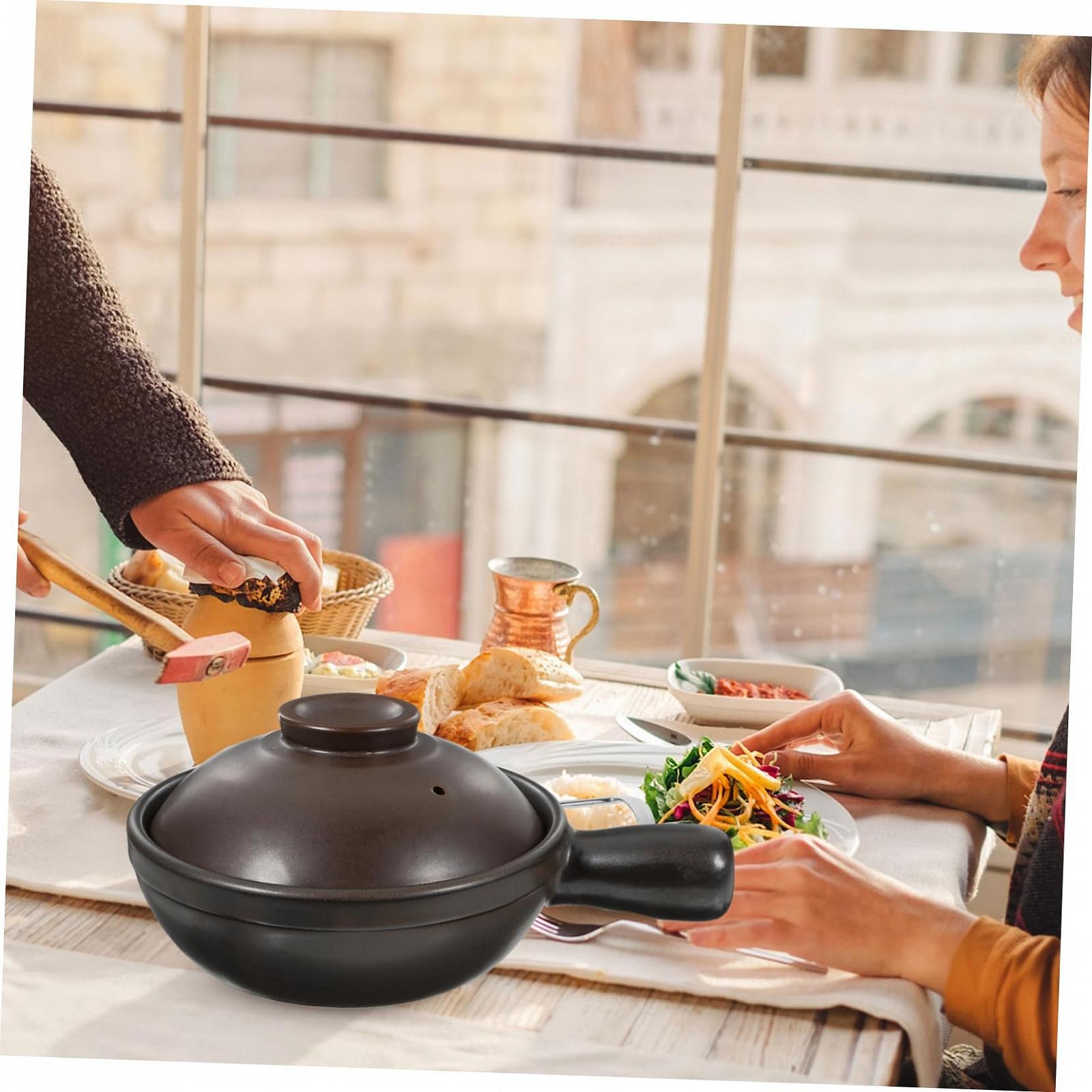 Керамічний Ківш SHOWERORO з кришкою термостійкий для супу та рису SCRATCH-RESISTANT, фото №9 Керамічний Ківш SHOWERORO з кришкою термостійкий для супу та рису SCRATCH-RESISTANT, фото №9