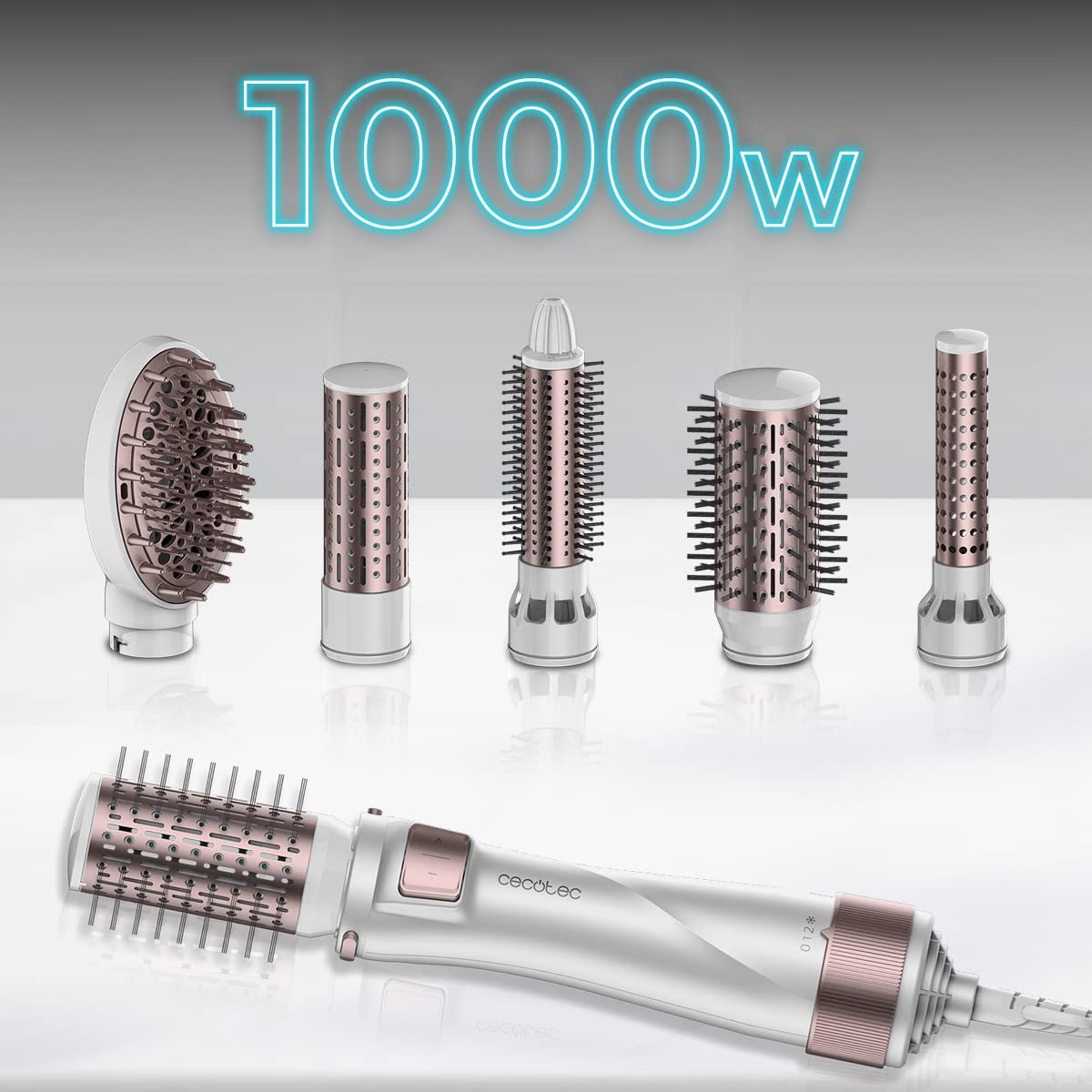 Фен-щетка Cecotec Bamba CeramicCare 5in1 Pro 1000W Keramik Ion, фото №6