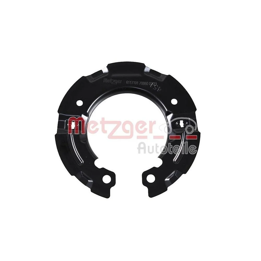 Гальмівний щит METZGER 6117101 для BMW, задня вісь зліва, задня вісь справа, фото №1