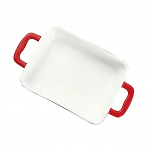 Форма для запікання Zerodeko керамічна з двома ручками прямокутна термостійка - Фото 1