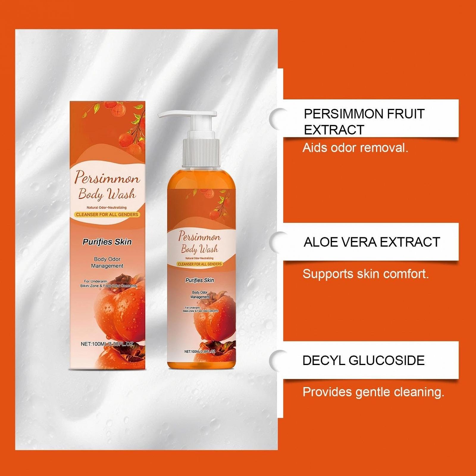 Гель для душу Persimmon Body Wash Kaki Проти запаху тіла 1 шт., фото №8