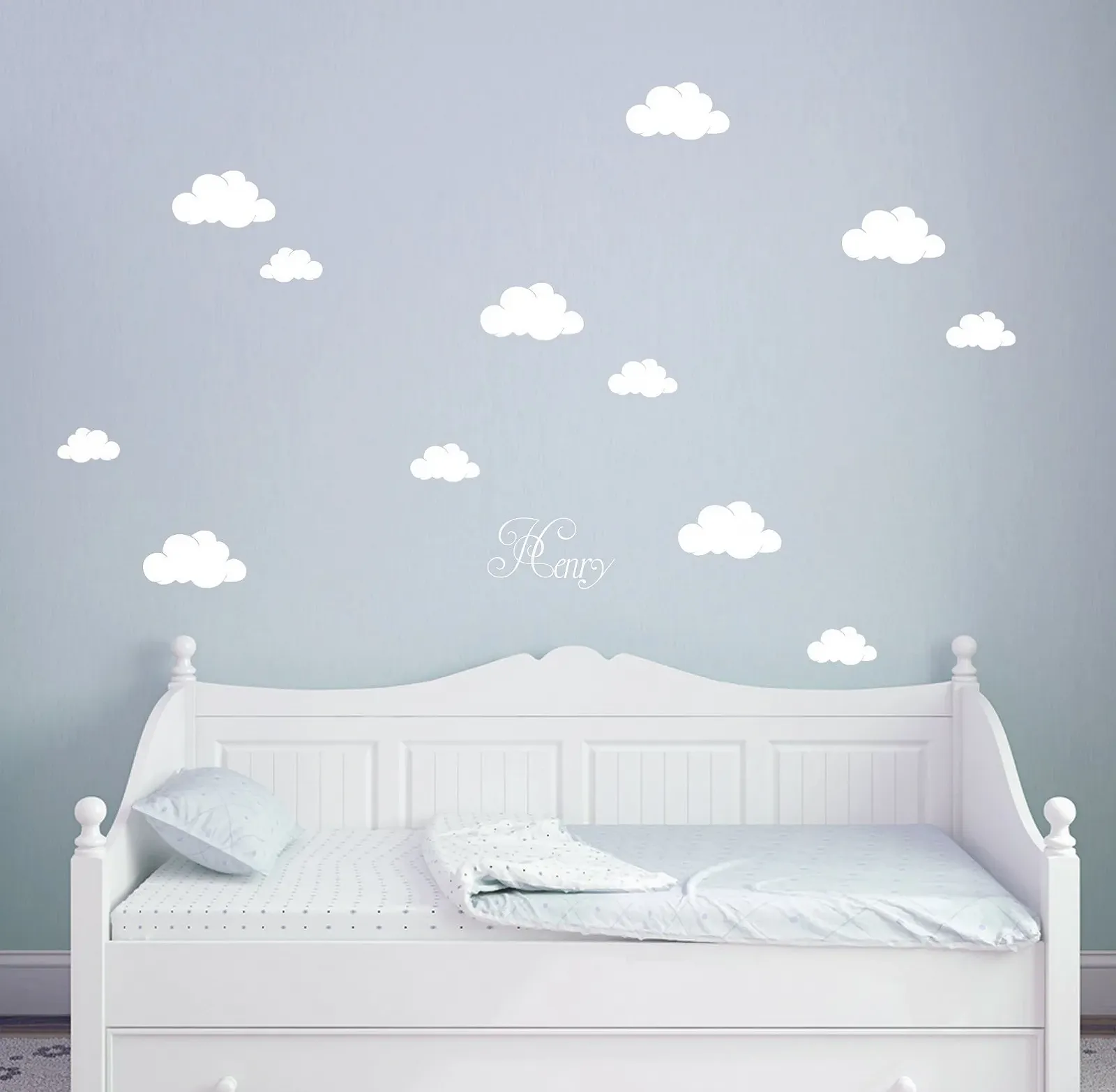 Наклейка на стіну Clouds M1682 L Біла, фото №2 Наклейка на стіну Clouds M1682 L Біла, фото №2