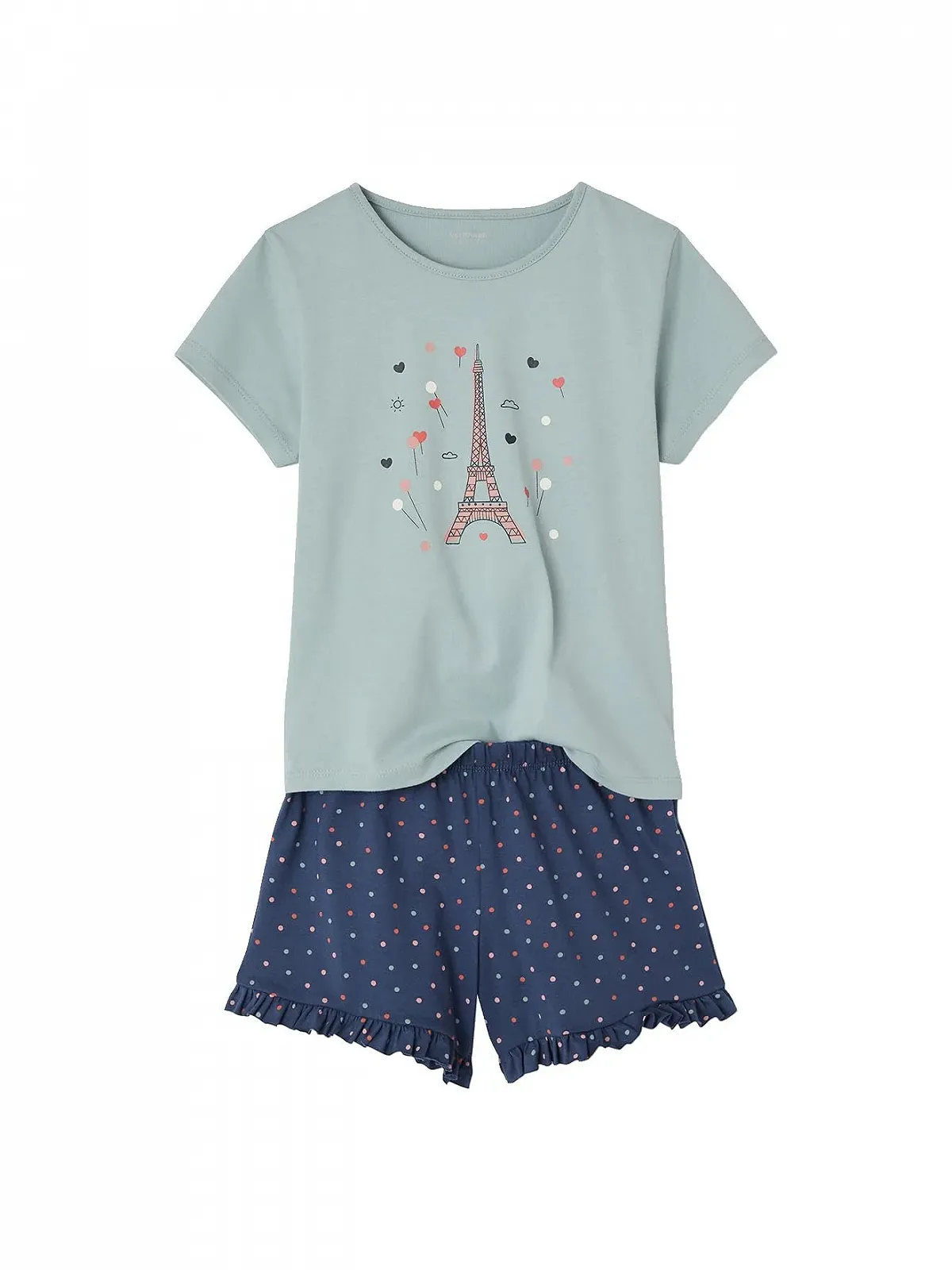 Комплект дитячої піжами Vertbaudet Organic Collection: 2 шт Літня Базова, фото №4 Комплект дитячої піжами Vertbaudet Organic Collection: 2 шт Літня Базова, фото №4