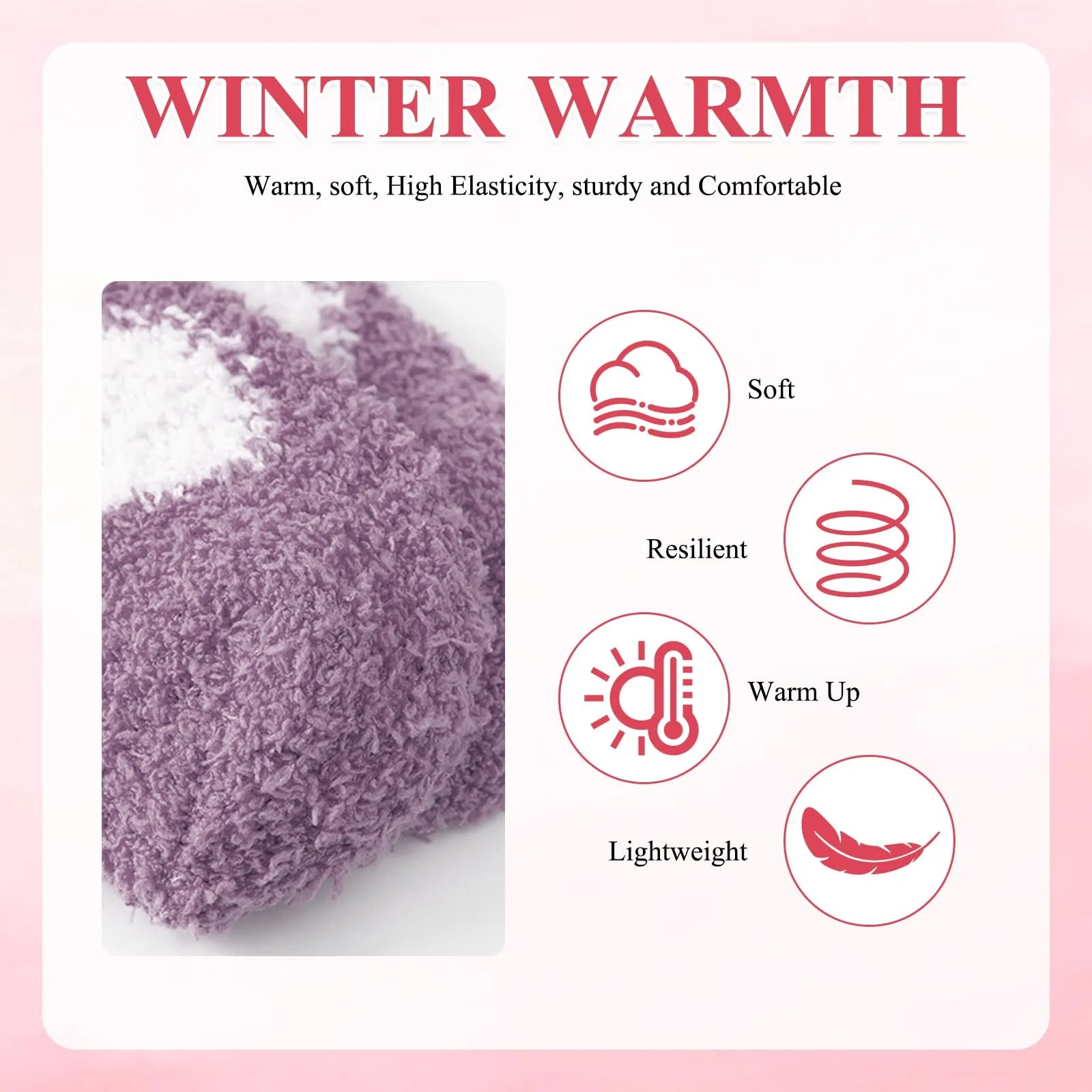 Шкарпетки Жіночі Cuddly Бавовняні для сну, 6 шт, фото №3 Шкарпетки Жіночі Cuddly Бавовняні для сну, 6 шт, фото №3