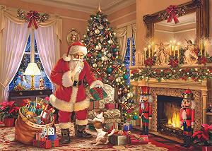 Пазл Mr. Broccoli Santa Claus with Gifts 1000 элементов - Фото 1