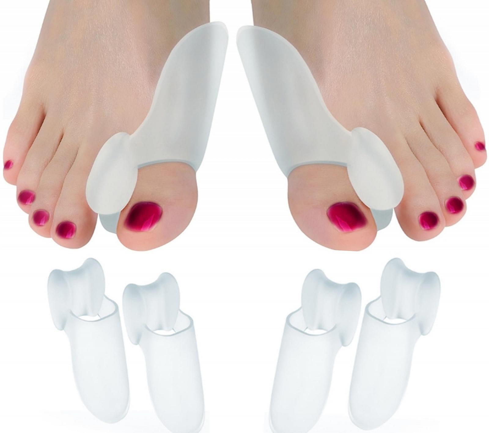 Роздільник для пальців ніг Hallux Valgus 8x, роздільник для пальців ніг, випрямляч, фото №1