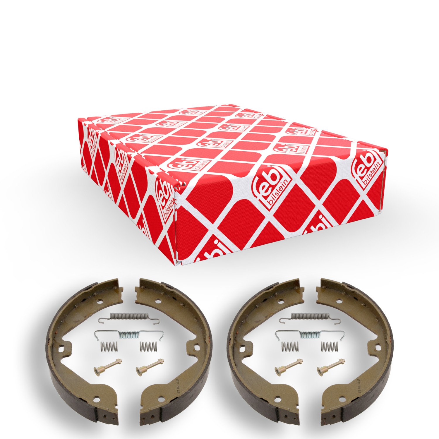 Комплект гальмівних колодок стоянкового гальма FEBI BILSTEIN 28730 для AUDI MERCEDES-BENZ VW, фото №1