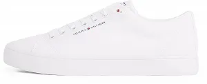 Кеды Tommy Hilfiger Core Canvas Vulcanized Sneaker Low Top, Cерый (Overcast Grey), 44 - Фото 1