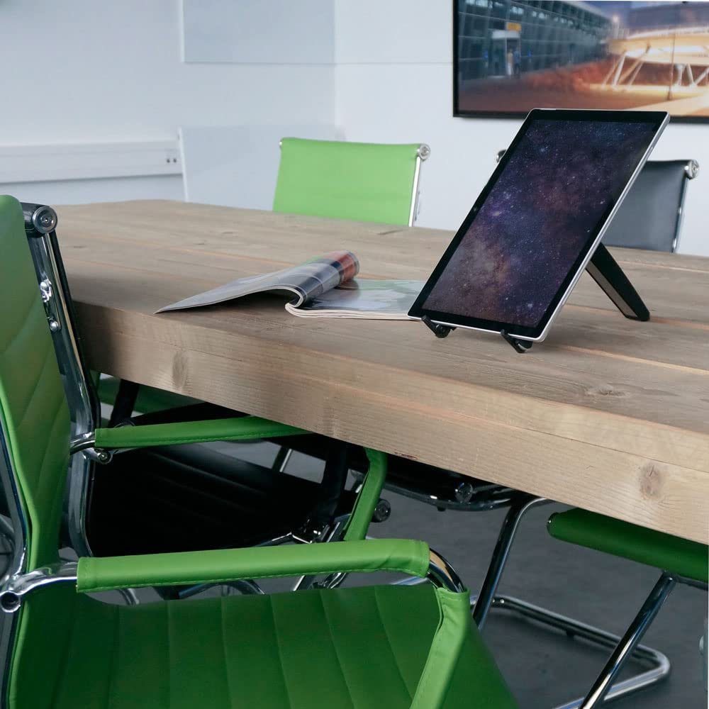 Подставка для ноутбука Vivol, складная, с регулировкой высоты, для стола, серо-черная, фото №6