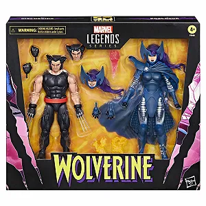 Фигурки Marvel Legends Series Wolverine and Psylocke 15 см synthetic.ua - Фото 1
