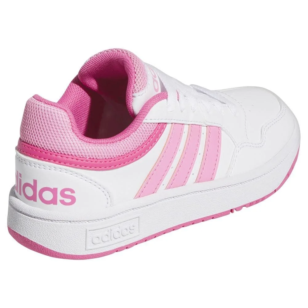 Кросівки дитячі adidas Hoops 3.0 FTWR White-Bliss Pink-Pulse Magenta, фото №6